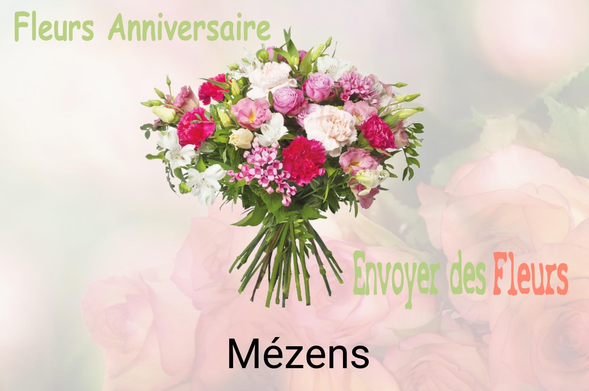 Bouquet de fleurs d’anniversaire livré à Mézens